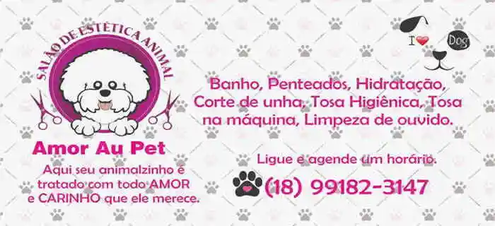 Salão de Estética Animal Amor Au Pet - Adamantina, SP